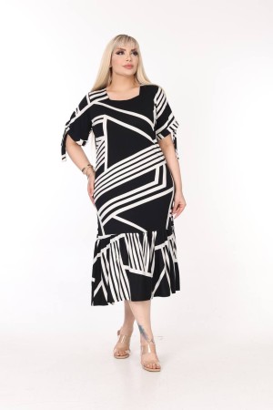 225379 patterned DRESS