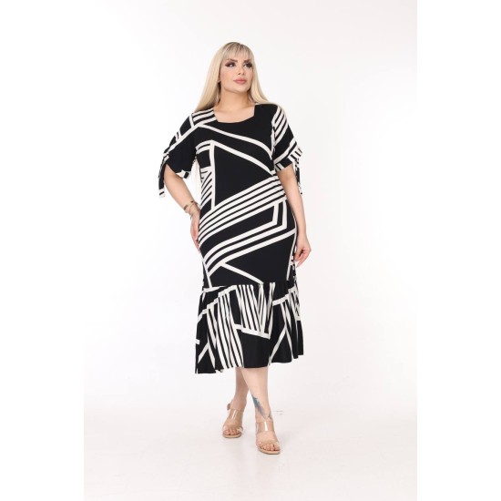 225379 patterned DRESS