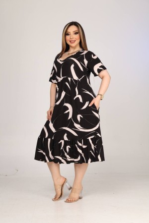 225389 patterned DRESS