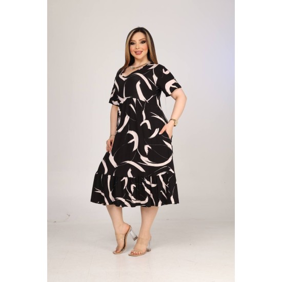 225389 patterned DRESS