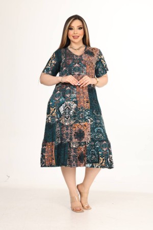 225391 patterned DRESS