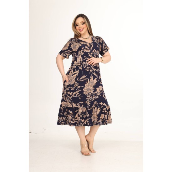 225393 patterned DRESS