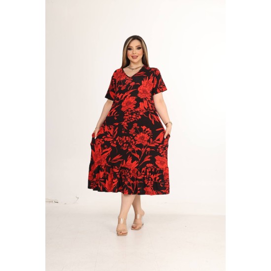 225394 patterned DRESS