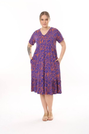 225395 patterned DRESS