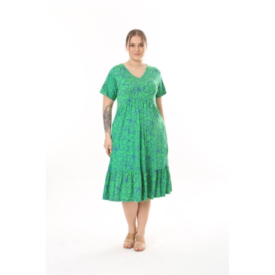 225398 patterned DRESS