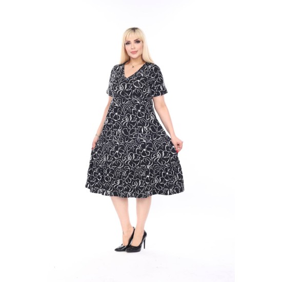 225400 patterned DRESS