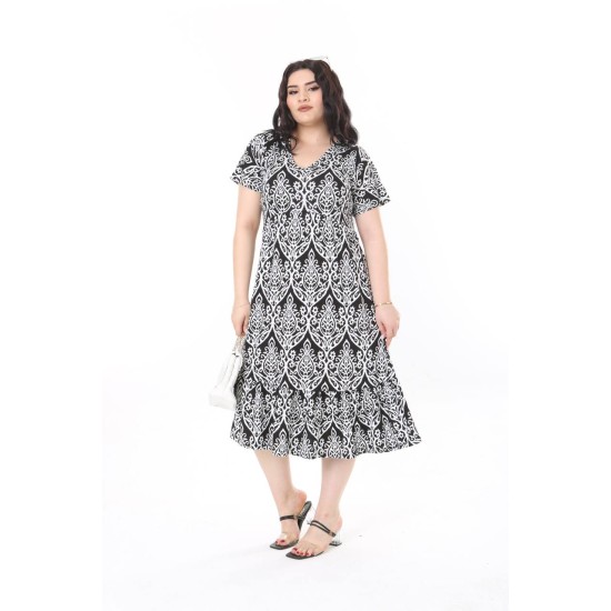 225404 patterned DRESS