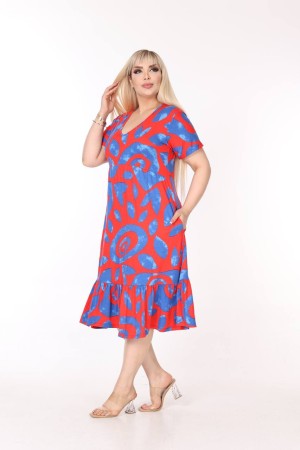 225405 patterned DRESS
