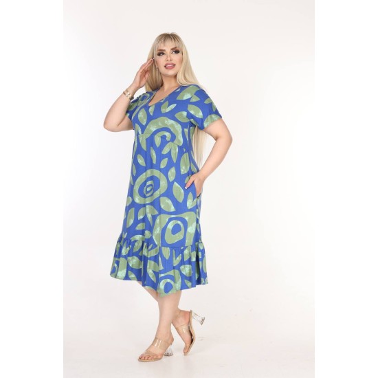 225406 patterned DRESS