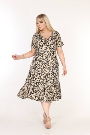 225407 patterned DRESS