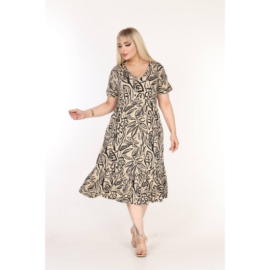 225407 patterned DRESS