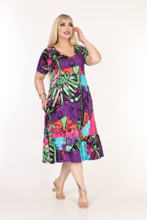 225408 patterned DRESS