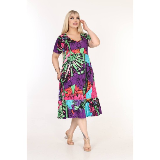 225408 patterned DRESS