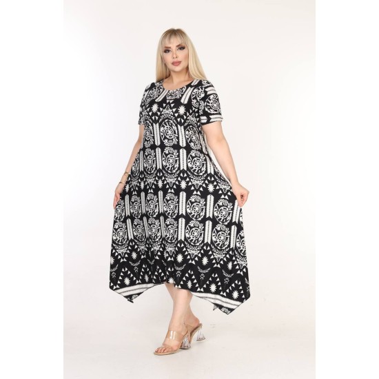 225418 patterned DRESS