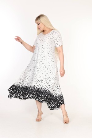 225419 patterned DRESS
