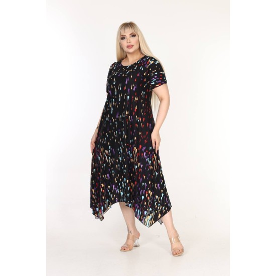 225420 patterned DRESS