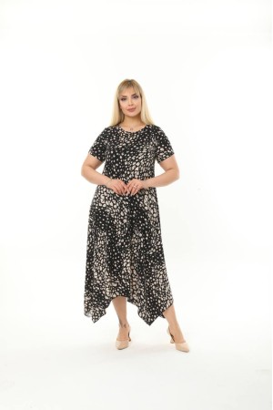 225440 TOPTAN DESENLİ ELBİSE