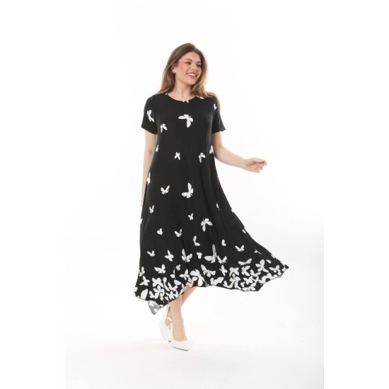 225444 patterned DRESS