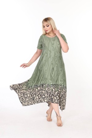 225450 patterned DRESS