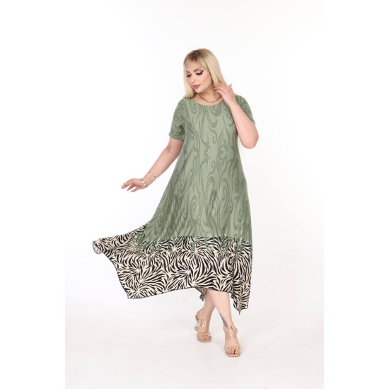 225450 patterned DRESS