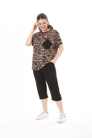 225454 patterned Track suitcase