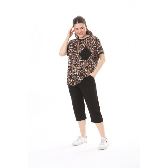 225454 patterned Track suitcase