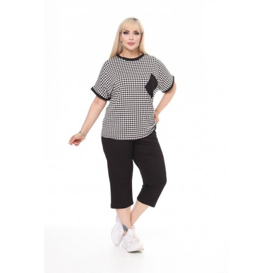 225457 patterned Track suitcase