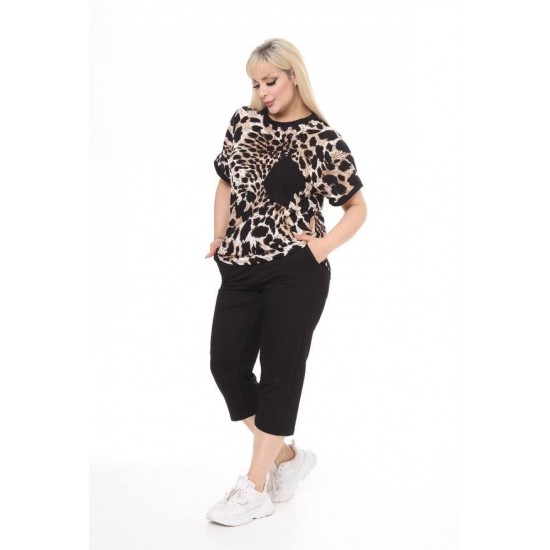 225458 patterned Track suitcase