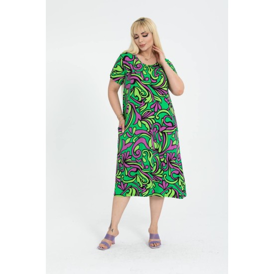 225471 patterned DRESS