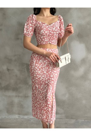 225658 TOPTAN DESENLİ ETEK TAKIM