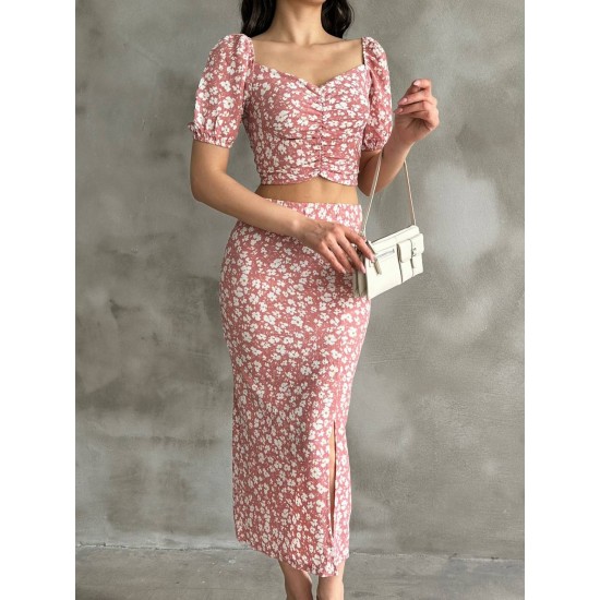 225658 patterned Skirt