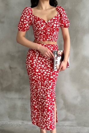 225660 patterned Skirt