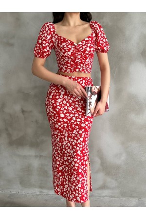 225660 TOPTAN DESENLİ ETEK TAKIM