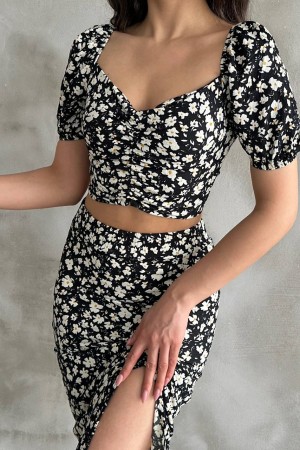 225662 patterned Skirt