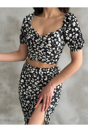 225662 TOPTAN DESENLİ ETEK TAKIM