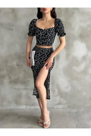 225665 TOPTAN DESENLİ ETEK TAKIM