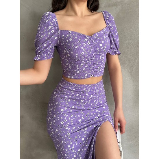 225668 patterned Skirt