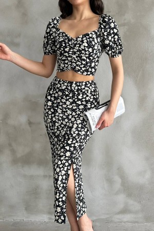 225670 patterned Skirt