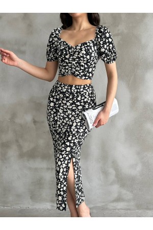 225670 TOPTAN DESENLİ ETEK TAKIM