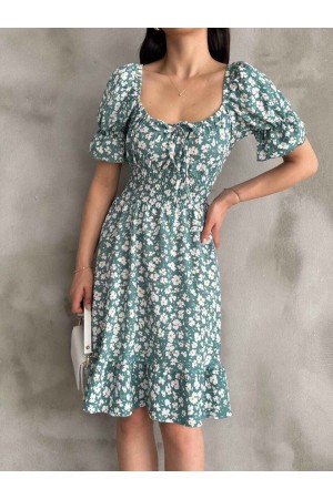 225680 TOPTAN DESENLİ ELBİSE