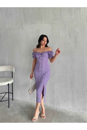 225682 TOPTAN DESENLİ ELBİSE