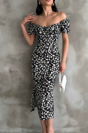 225687 patterned DRESS