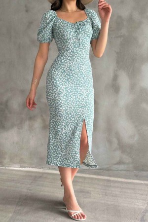 225697 patterned DRESS