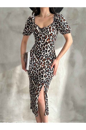 225700 TOPTAN DESENLİ ELBİSE