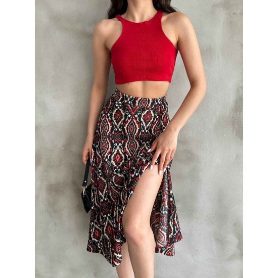 225702 TOPTAN DESENLİ ETEK