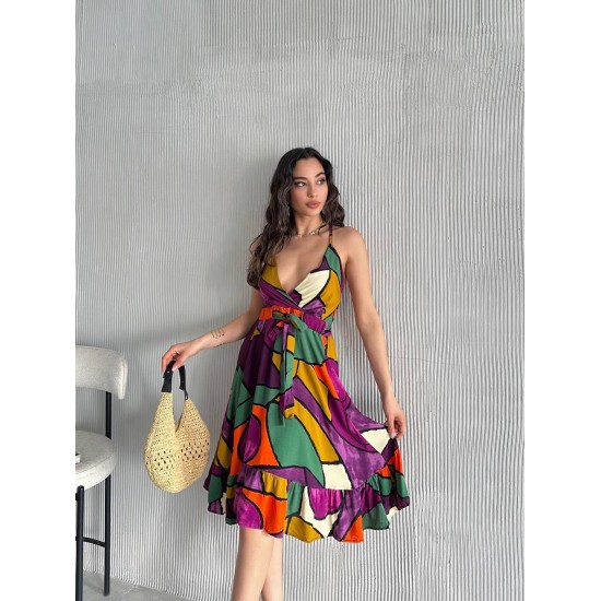 225717 patterned DRESS