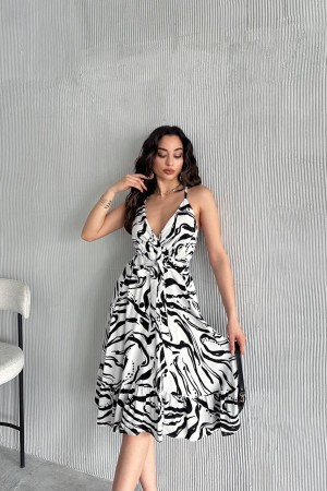 225720 patterned DRESS