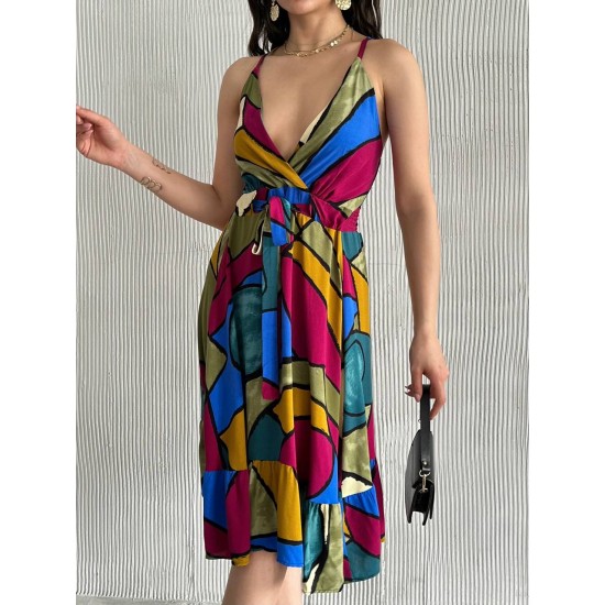 225722 patterned DRESS