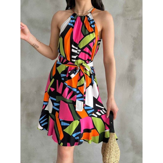 225724 patterned DRESS