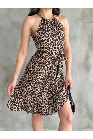 225725 TOPTAN DESENLİ ELBİSE